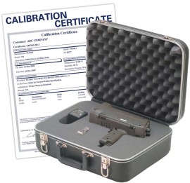 SHIMPO DT-725KIT-230V-NIST Battery Powered Stroboscope Kit with Case &amp; Spare Flash Tube, 230V AC Charger, -