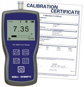 SHIMPO FG-7007-NIST Digital Force Gauge/Data Logger, -