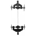 SHIMPO FG-FTG20B Flat Chuck Base Mount Tensile Grip for SHIMPO Test Stands, 100lbs-