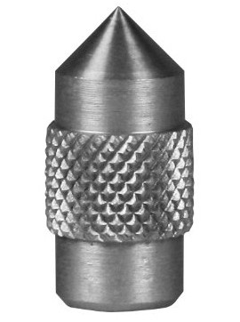 SHIMPO FG-M10CN Steel Cone Head Adapter for the FGE-HX and FGV-HX Series, M10 Thread-