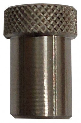 SHIMPO FG-M6FL Steel Flat Head Adapter, M6 Thread-