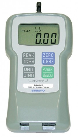 SHIMPO FGE-200XY Digital Force Gauge 200 lb/100 kg/1000 N-