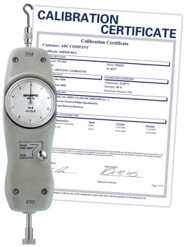 SHIMPO MF-10-NIST Mechanical Force Gauge, -