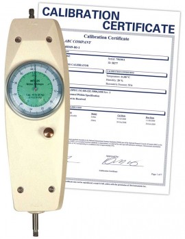 SHIMPO MFD-05 Dual Scale Mechanical Force Gauge, 45lb (20kg),  -